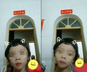 Bé gái nghịch điện thoại quay livestream, hình ảnh người mẹ phía sau khiến nhiều người “đỏ mặt”