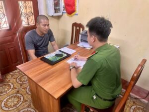 Công an xã Lê Lợi phát hiện, xử lý đối tượng đánh bạc trên không gian mạng